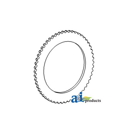 A & I Products PTO Clutch Plate, External Splines 6" x6" x1" A-C8AP7B442A